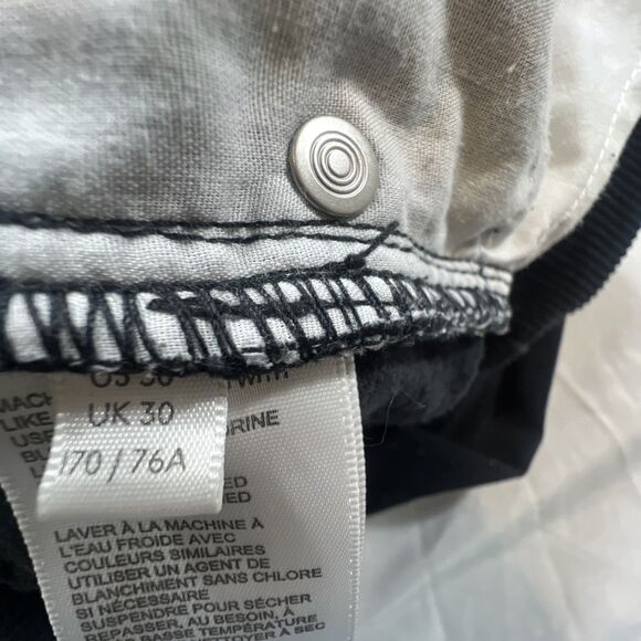 BDG Urban Outfitters Womens Mom High Rise Corduroy Pants Size 30 Black Straight - Picture 8 of 11